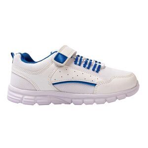 Firetrap Childrens/Kids Hook and Loop Sneakers / White/Blue